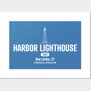 Harbor Lighthouse New London Posters and Art